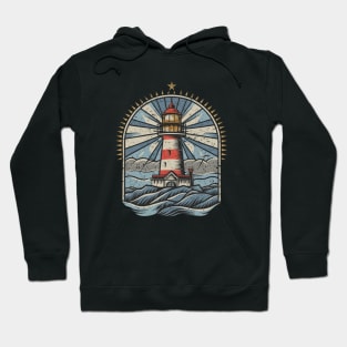 Lighthouse vintage designe Hoodie